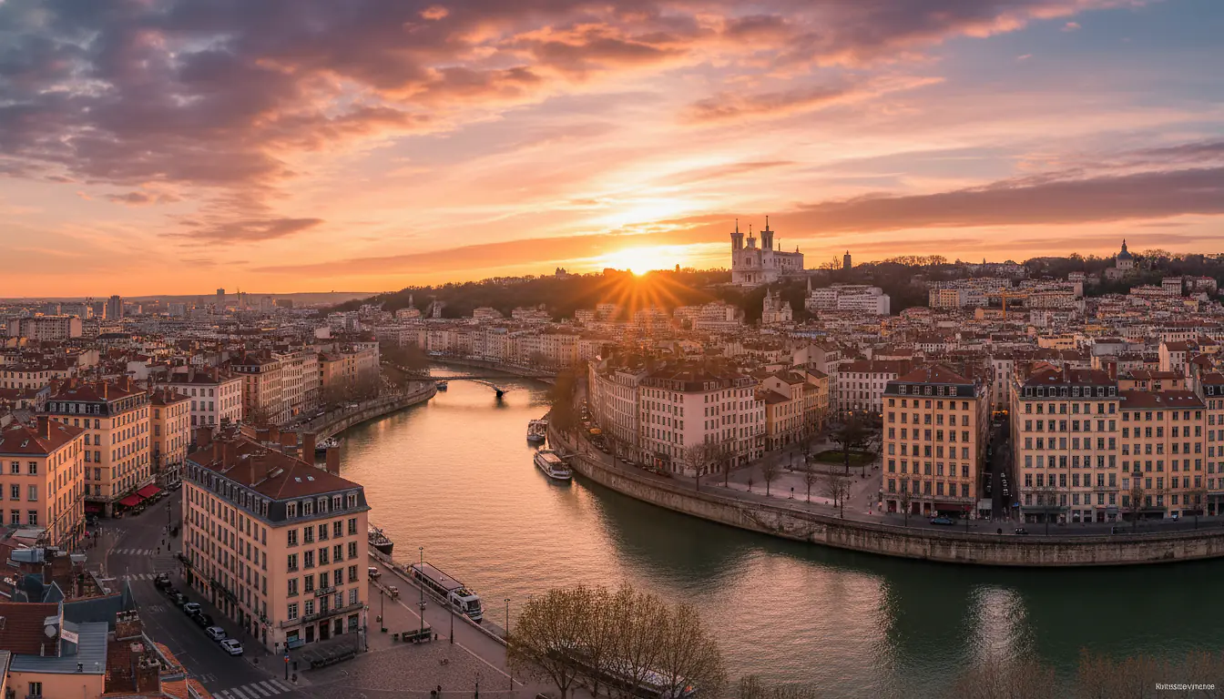 Lyon : photo emblématique de la ville
