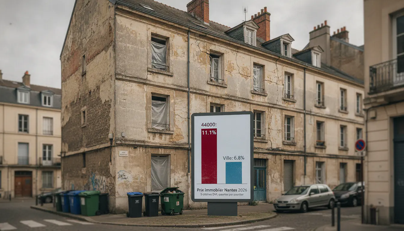 11,1 % de passoires thermiques dans le 44000, contre 6,8 % à l'échelle de la vil