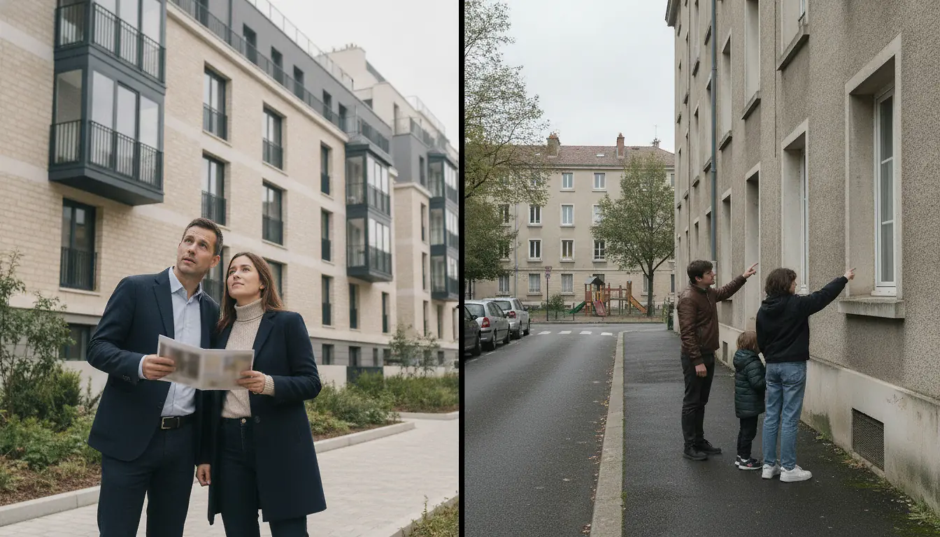 Pleyel à 4 556 €/m², Joliot-Curie à 2 695 €/m² : 69 % d'écart dans une seule vil