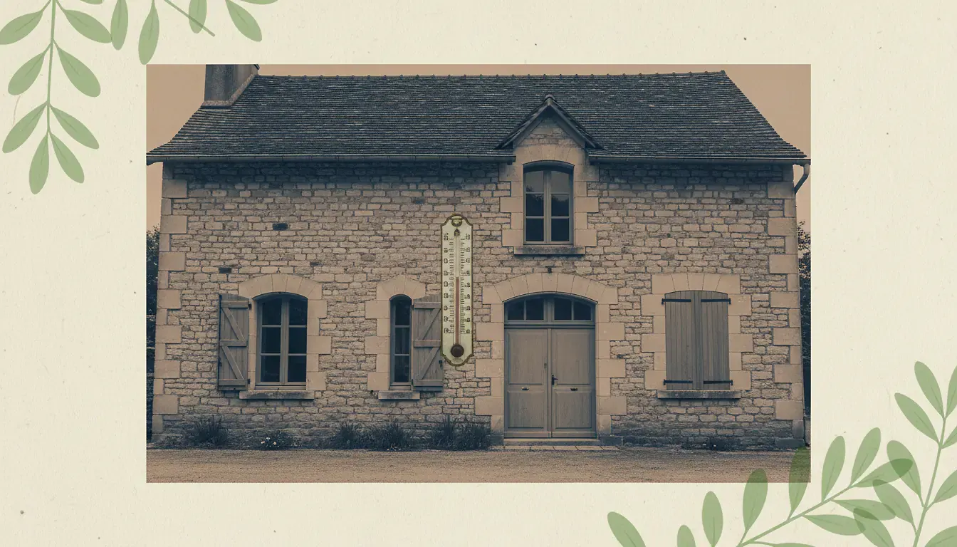 Maison française avec diagnostic énergétique