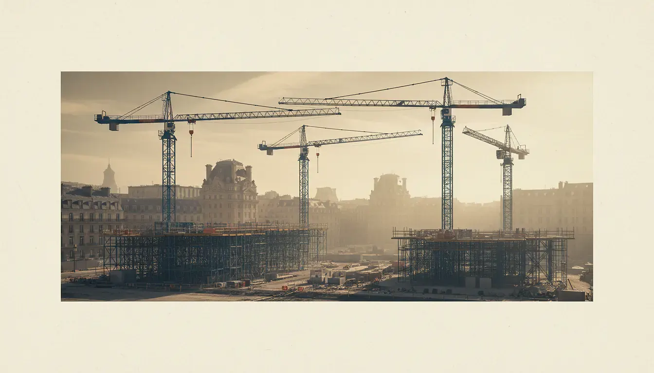 Grues et chantier urbain en France